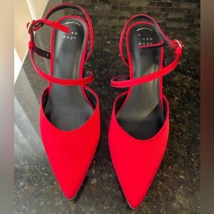 A New Day Rosemary Heels Red Women Size 7.5